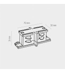 Accessories for 3 phase busbars - Zuma Line Straight Hidden Triple Circuit Switch (3-phase) White 8020 - product 2