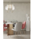 Gold chandeliers - Zuma Line MAGNUM 10 gold/gold pendant lamp - product 4