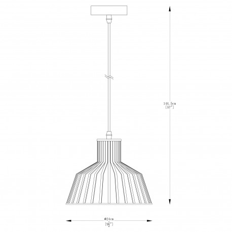 Zuma Line Dolia Lampa Wisząca Złoty A8078-Gld