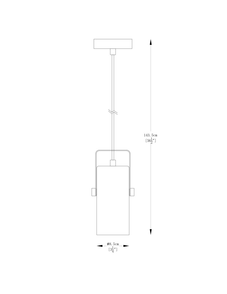 Lampy wiszące - Zuma Line Resi Lampa Wisząca Czarny Matowy / Złoty A8165-1 - produkt kolory-swiatla.pl 2