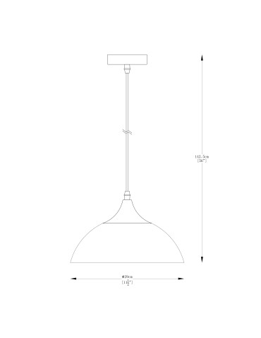 Zuma Line Sarda Pendant Lamp Matte Black / Gold A8134 - product 2