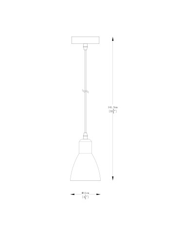 Zuma Line Mora Pendant Lamp Black Matte / White A8102-1 - product 2