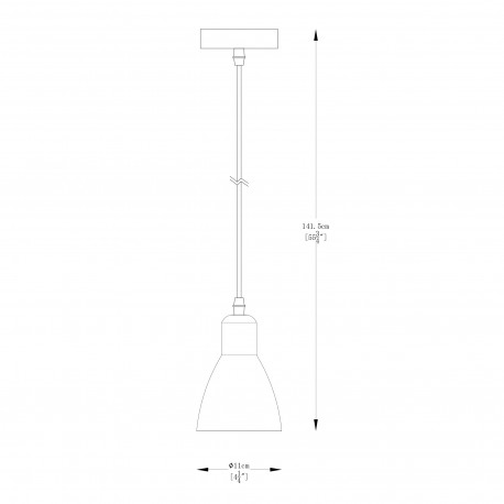 Zuma Line Mora Lampa Wisząca Czarny Mat / Biały A8102-1