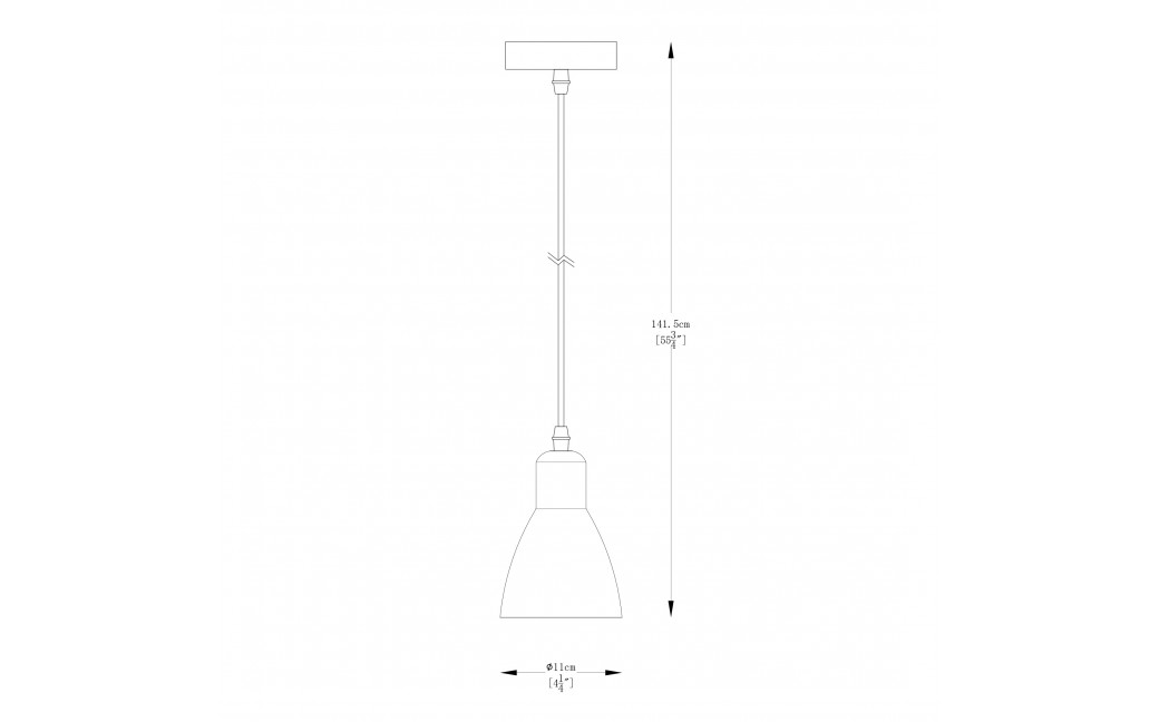 Zuma Line Mora Lampa Wisząca Czarny Mat / Biały A8102-1