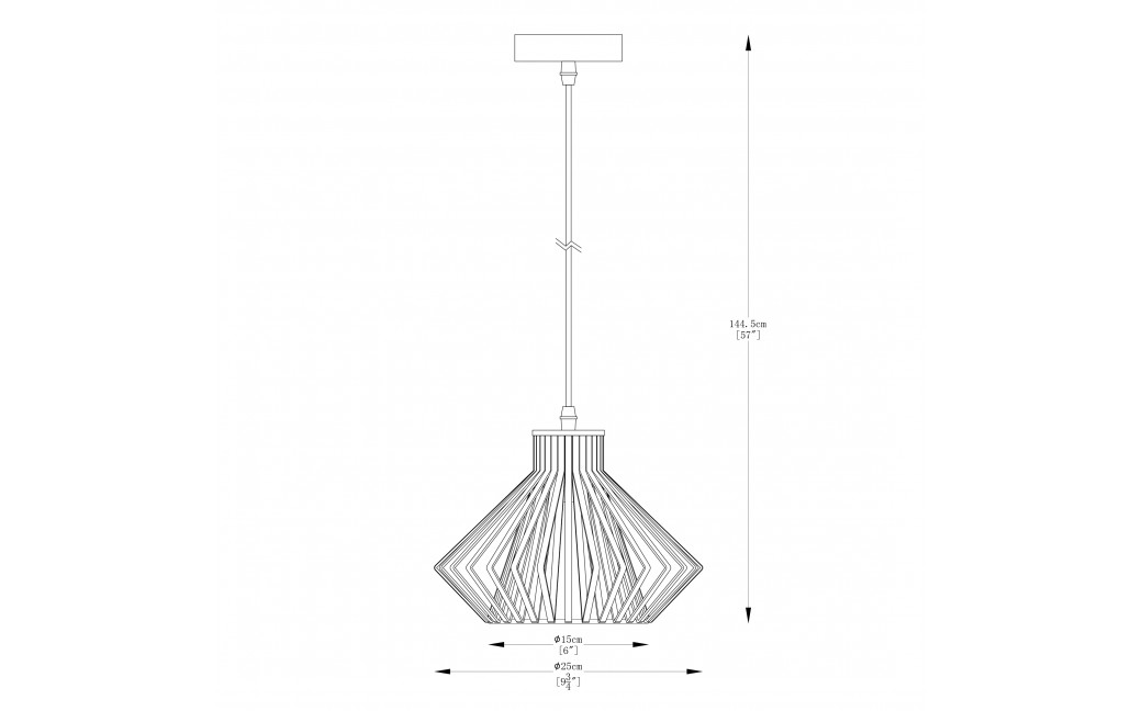 Zuma Line Dolia Lampa Wisząca Złoty A8080-Gld