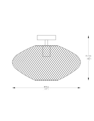 Zuma Line Orion Ceiling Lamp Matte Black A8130-Bk - product 2