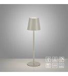 Portable garden lamps - Leuchten Direkt Euria Portable Lamp Ip54 Usb Chargeable Dimmable Touch Beige / Grey 19250-40 - product 2