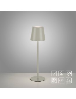 Leuchten Direkt Euria Lampa Przenośna Ip54 Ładowana Usb Ściemnialna Dotykowo Beżowy / Szary 19250-40 - produkt 2