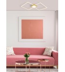 LED ceiling lamps - Zuma Line Hex Modern Gold Led Ceiling Lamp Rlx96474-1B. - product 2