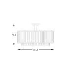 Ceiling lamps with crystals - Zuma Line Sergio Ceiling Lamp Black Matte C0528-06H-P7Ac. - product 2