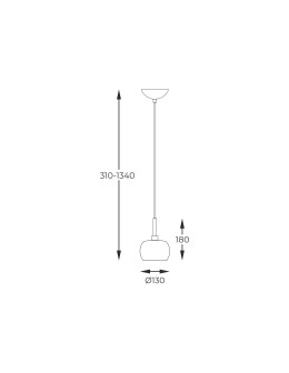 Zuma Line Crystal French Gold Pendant Lamp P0076-01A-F7Hf. - product 2