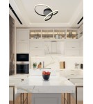 LED ceiling lamps - Zuma Line Clint Modern Ceiling Lamp Black Mx6354-1-3Bt. - product 2