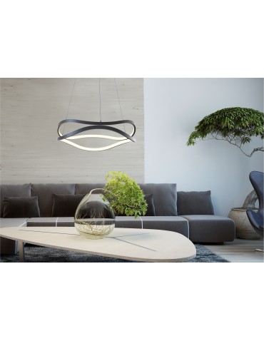 Zuma Line Harley Lampa Wisząca Nowoczesna Czarny Md7864-2S-3Bt - produkt 2