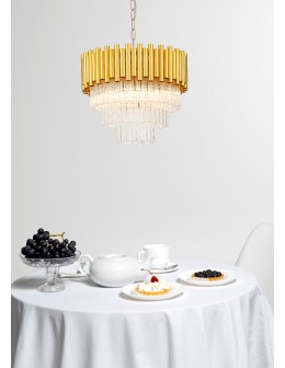 Zuma Line Prima Lampa Wisząca Styl Glamour Złoty 20149Pm - produkt 2