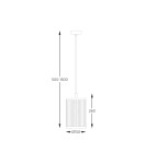 Pendant lamps - Zuma Line Sergio Pendant Lamp Black Mat P0528-01F-P7Ac. - product 2