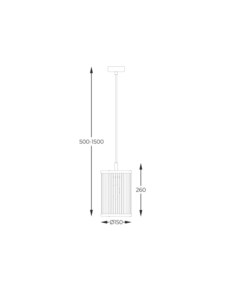 Pendant lamps - Zuma Line Sergio Pendant Lamp Black Mat P0528-01F-P7Ac. - product kolory-swiatla.pl 2