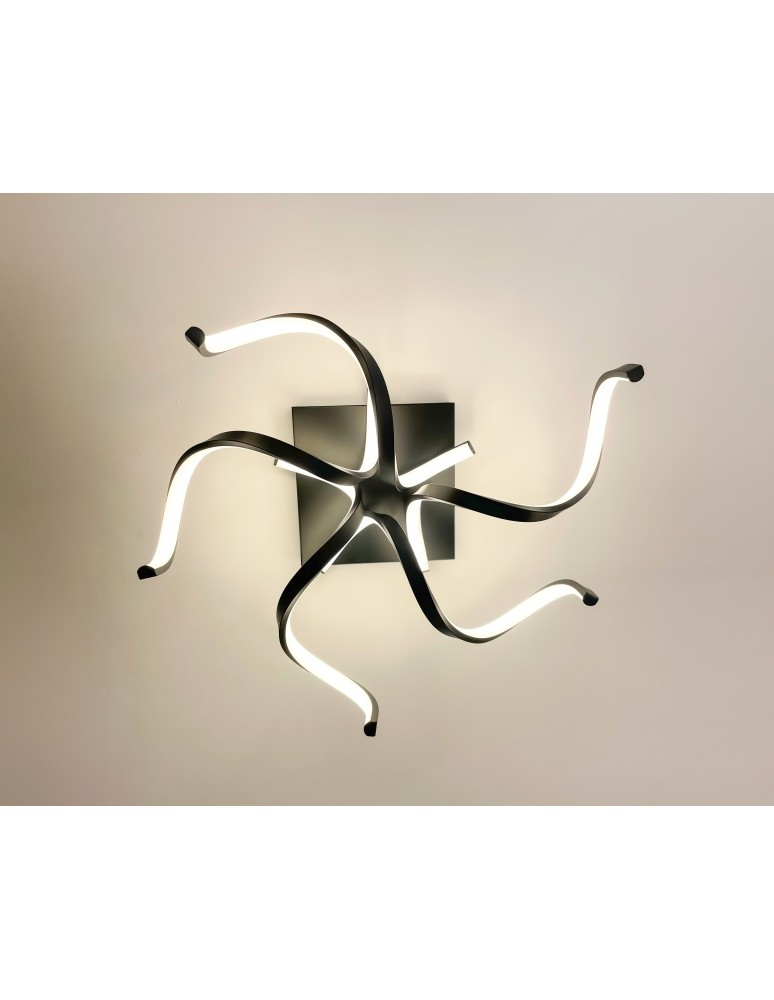 LED ceiling lamps - Zuma Line Stelo LED 4000K 48W Ceiling Lamp Black 20031CL-BK. - product kolory-swiatla.pl 2