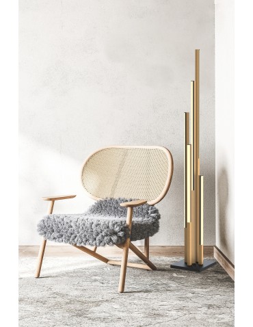 Zuma Line Eliot Floor Lamp Light Wood / Black Matte Ml4980-5-3Bmt - product 2