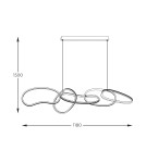 Modern pendant lamps - Zuma Line Cholet French Gold Pendant Lamp Md7361-5A-Egt. - product 2