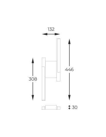 Zuma Line Eliot Wall lamp Light Wood / Black Matte Mb4980-2B-3Bmt - product 2