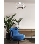 LED ceiling lamps - Zuma Line Viso Ceiling Lamp Black Mx9932-2-3Bd. - product 2