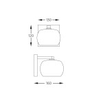 Kinkiety - Zuma Line Crystal Kinkiet Złoto Francuskie W0076-01A-F7Hf - produkt 3