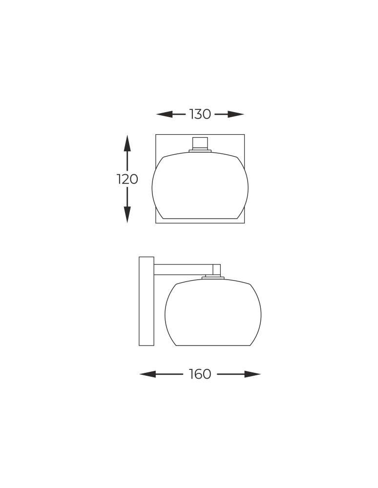 Wall lamps - Zuma Line Crystal French Gold Wall lamp W0076-01A-F7Hf. - product kolory-swiatla.pl 3