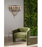 Lampy wiszące - Zuma Line Versailles Lampa Wisząca Chrom/Przezroczysty Dymiony 17701/20 - produkt 3