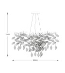 Pendant lamps - Zuma Line Cindy Pendant Lamp Chrome Md4115-1-Ecn - product 4