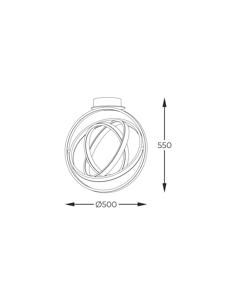 LED ceiling lamps - Zuma Line Tess Swivel Ceiling Lamp Adjustable Black Mx9203-4-3Bd. - product kolory-swiatla.pl 3