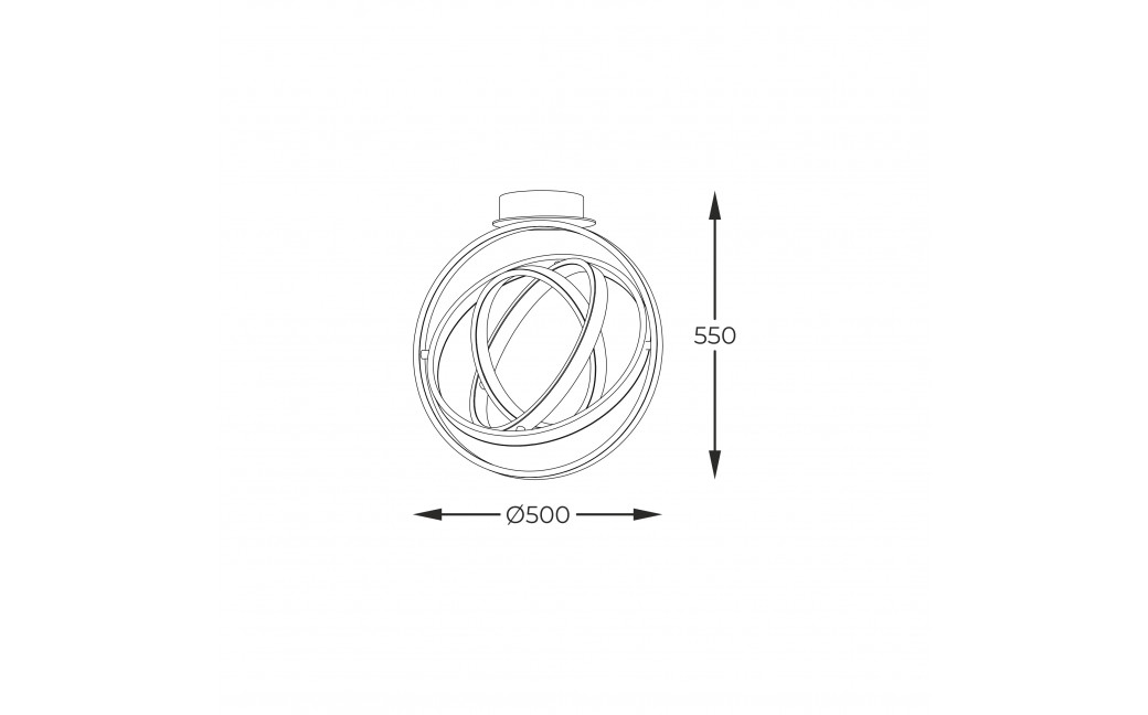 Zuma Line Tess Lampa Sufitowa Obrotowa Regulowana Czarny Mx9203-4-3Bd