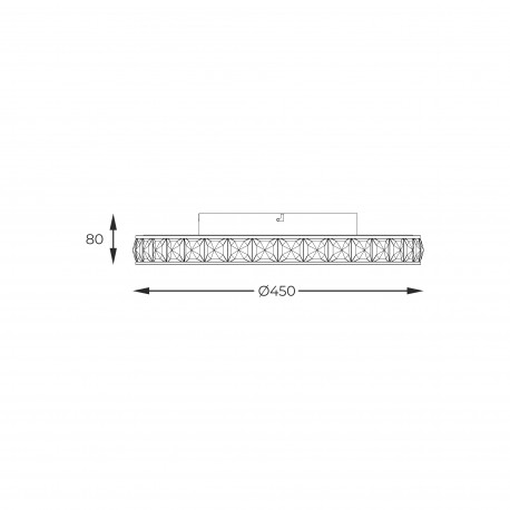 Zuma Line Muriel Lampa Sufitowa Francuskie Złoto/Piaskowa Biel Mx4996-1-3Gwd