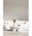 Pendant lamps over the island - Zuma Line Cholet French Gold Pendant Lamp Md7358-2A-3Gt. - product 5