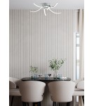 LED ceiling lamps - Zuma Line Focus Ceiling Light with Light Colour Switch 3000K/4000K/6000K Chrome 20023-5CCH. - product 5