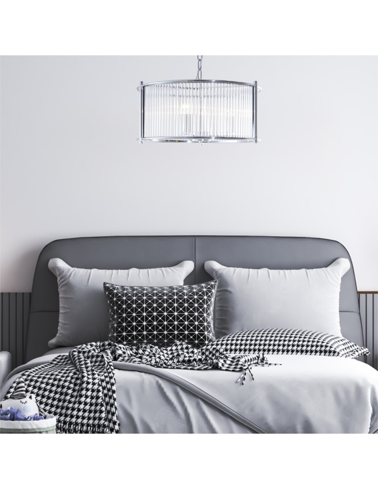 Pendant lamps - Zuma Line Marmo Pendant Lamp Chrome 2200131P-L - product kolory-swiatla.pl 5