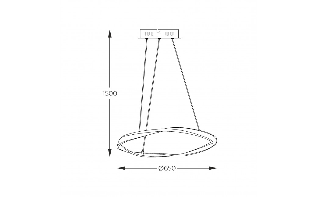 Zuma Line Girona Lampa Wisząca Piaskowy/Niklowy Md9190-1M-3Nt