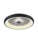 Ceiling lamps - Leuchten Direkt Vertigo 61cm Ceiling Ceiling Light with Remote Control with Light Color Control and Dimming Black 14386-18 - product 2