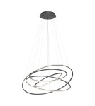 Pendant lamps - Paul Neuhaus Tessara Pendant with Remote Control with Light Color Control and Dimming Anthracite 2124-13 - product 2