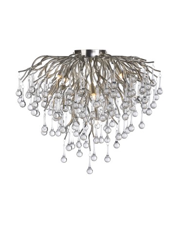 Paul Neuhaus Icicle 50cm Ceiling Lamp 9Xg9 Steel 8091-55 - product 2