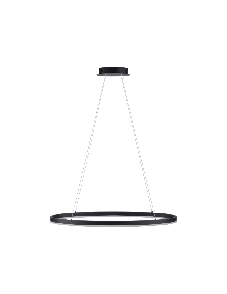 Pendant lamps - Paul Neuhaus Titus 80cm Hanging Oval Smooth Dimmable Function Ordinary Wall Switch Anthracite 2392-13 - product kolory-swiatla.pl 2