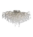 Designer ceiling lamps - Paul Neuhaus Icicle 100cm Ceiling Lamp 14Xg9 Steel 8092-55. - product 2