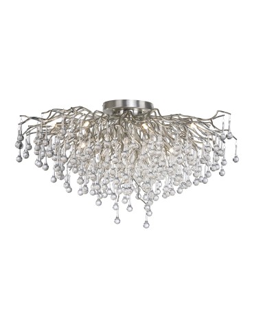 Paul Neuhaus Icicle 100cm Ceiling Lamp 14Xg9 Steel 8092-55. - product 2
