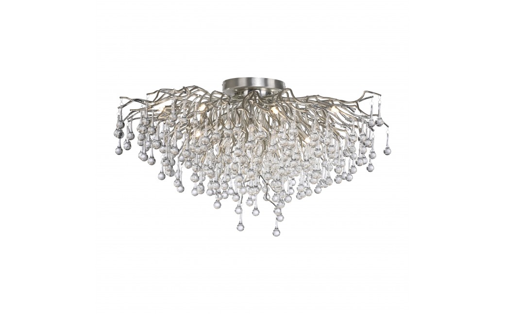 Paul Neuhaus Icicle 100cm Lampa Sufitowa 14Xg9 Stalowy 8092-55