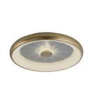 Ceiling lamps - Leuchten Direkt Vertigo 61cm Ceiling Ceiling Light With Remote Control With Light Color Control And Dimming Brass Mat 14386-60 - product 2