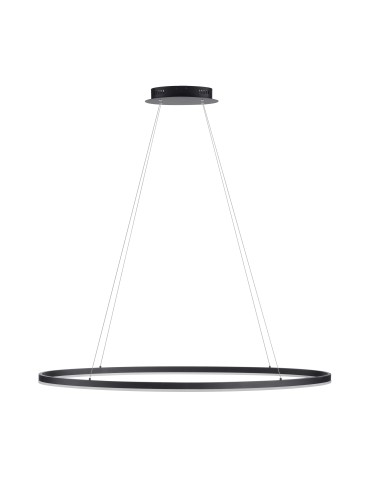 Paul Neuhaus Titus 118cm Hanging Oval Smooth Dimming Function Ordinary Wall Switch Anthracite 2393-13 - product 2