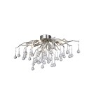 Glamour pendant lamps - Paul Neuhaus Icicle 30cm Ceiling Lamp 4Xg9 Steel 8090-55 - product 2