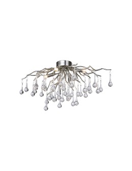 Paul Neuhaus Icicle 30cm Ceiling Lamp 4Xg9 Steel 8090-55 - product 2