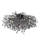 Designer ceiling lamps - Paul Neuhaus Icicle 100cm Ceiling Lamp 14Xg9 Black 8092-18 - product 2