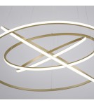 Pendant lamps - Paul Neuhaus Tessara Pendant with Remote Control with Light Color Control and Dimming Brass Matte 2124-60 - product 2