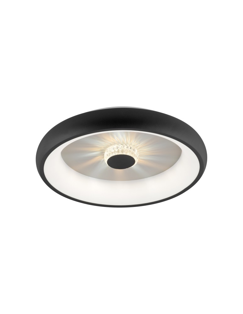 Ceiling lamps - Leuchten Direkt Vertigo 45cm Ceiling Ceiling Light with Remote Control with Light Color Control and Dimming Black 14384-18 - product kolory-swiatla.pl 2